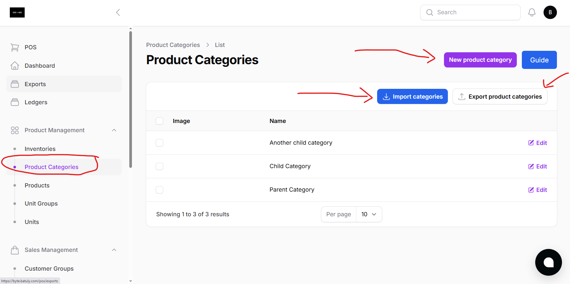 Product Category Page